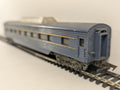 Triang Vista Dome Coach finished in Transcontinental Blue & Yellow livery.