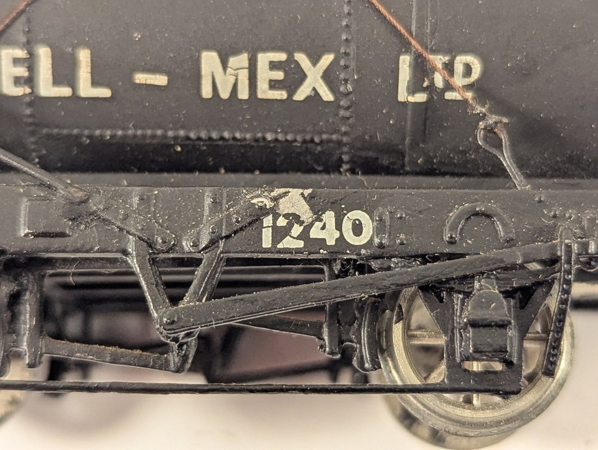 Kitbuilt OO Gauge Shell-Mex Mex Fuel Oil Tank Wagon 1240 Shell-Mex Black R.115
