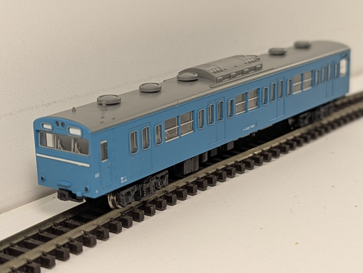 Kato N Gauge Class 103 Sky Blue Driving Trailer Kuha 103-786 JNR Sky Blue