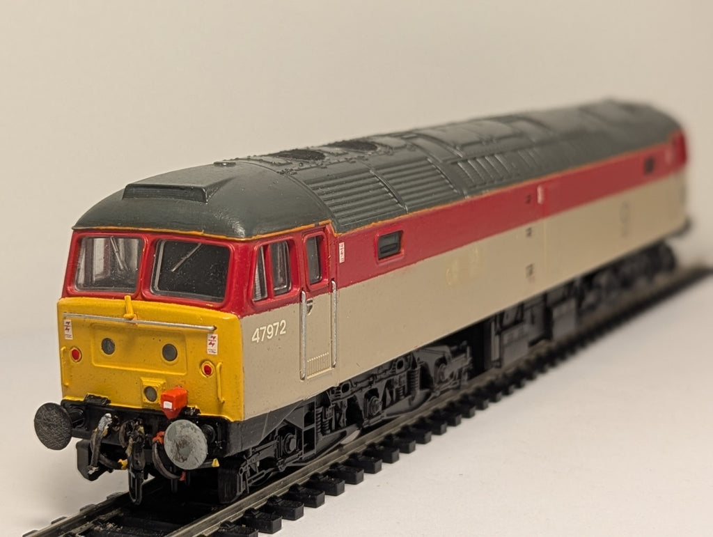 Hornby OO Gauge BR Class 47 Railway Technical Services Red/Grey – Resprayed