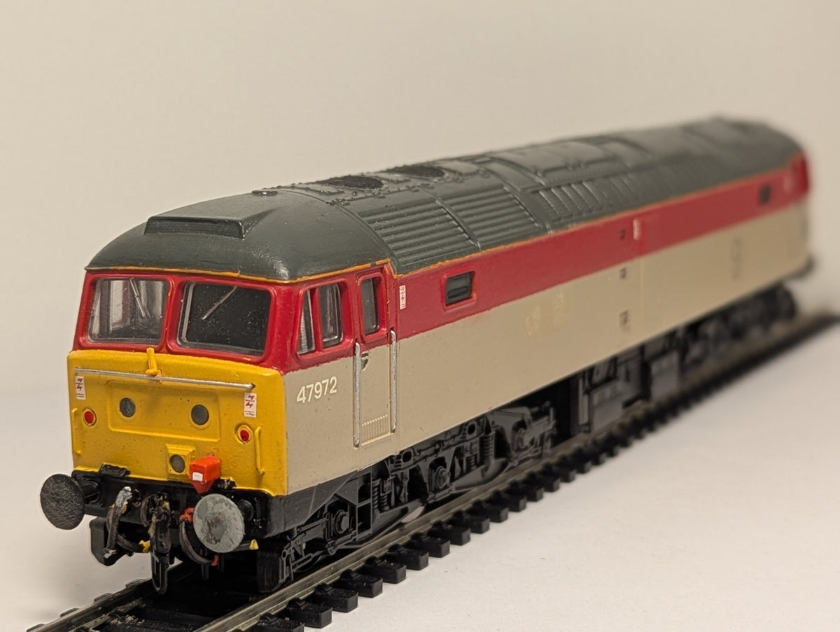 Hornby OO Gauge BR Class 47 Railway Technical Services Red/Grey – Resprayed