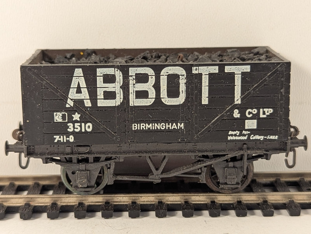 British Trix OO Gauge 7-Plank Coal Wagon Goods Wagon 3510