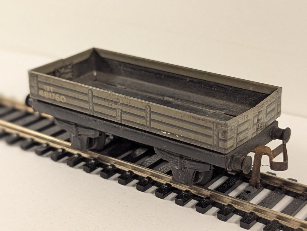Trix Twin Railways 481760 BR 3-Plank Open Wagon Grey OO Gauge