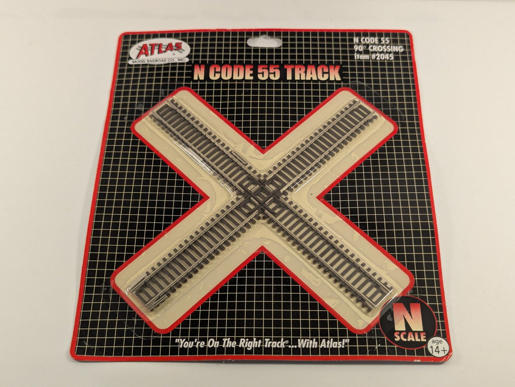 Atlas N Scale 90° Crossing Track 2045