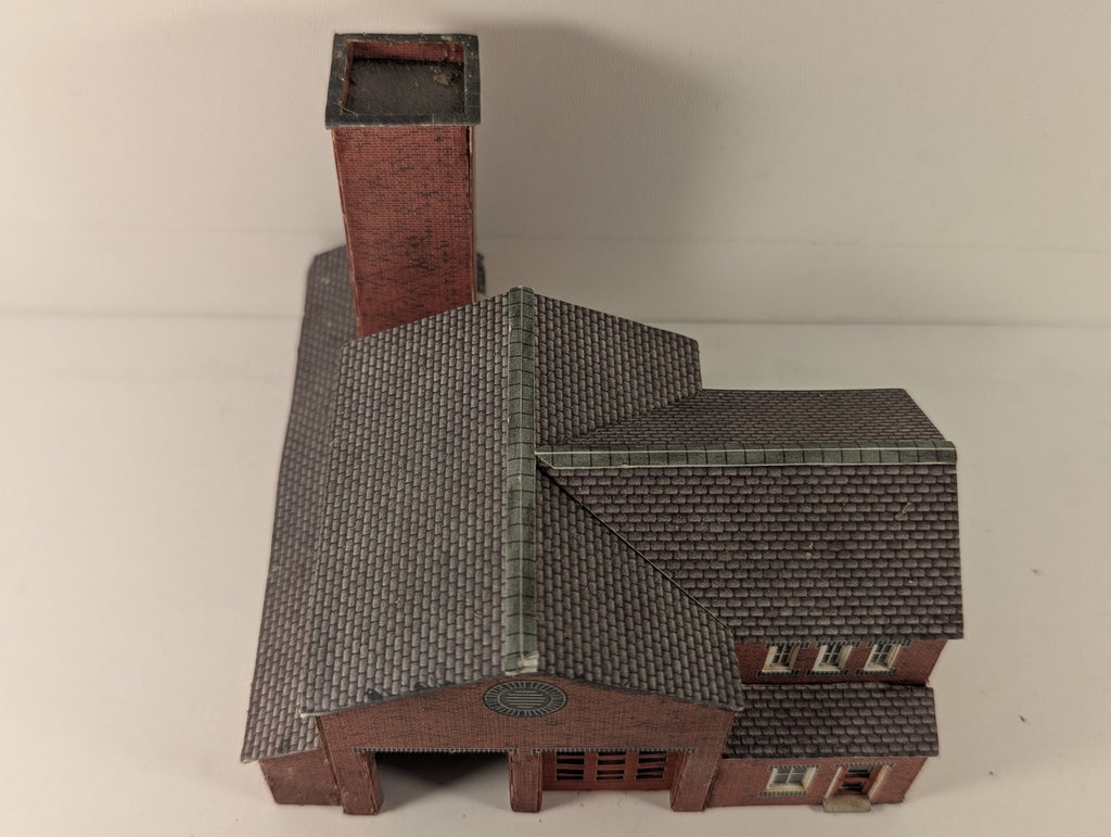 Metcalfe N Gauge Red Brick Fire Station Model Building PO258