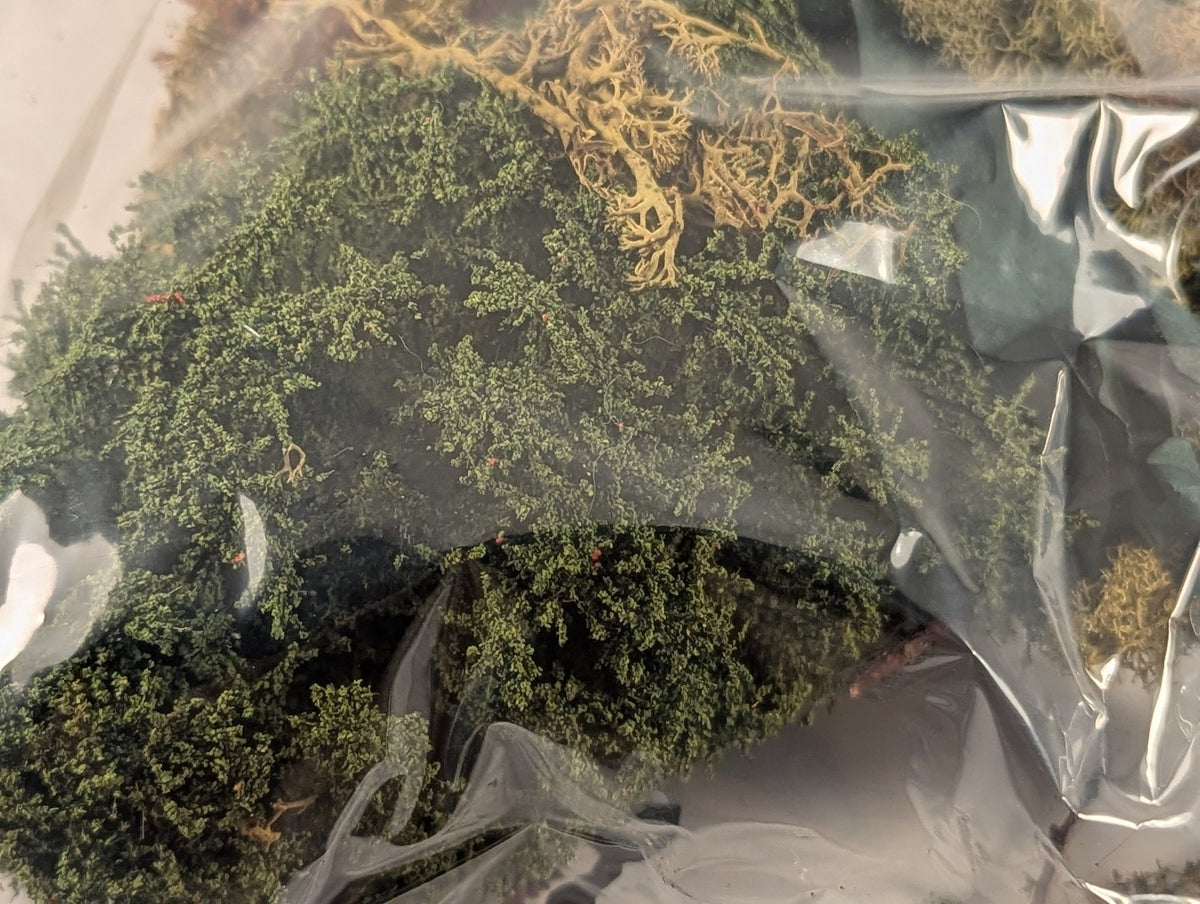 Mixed Moss and Foliage Assortment Scenic Materials