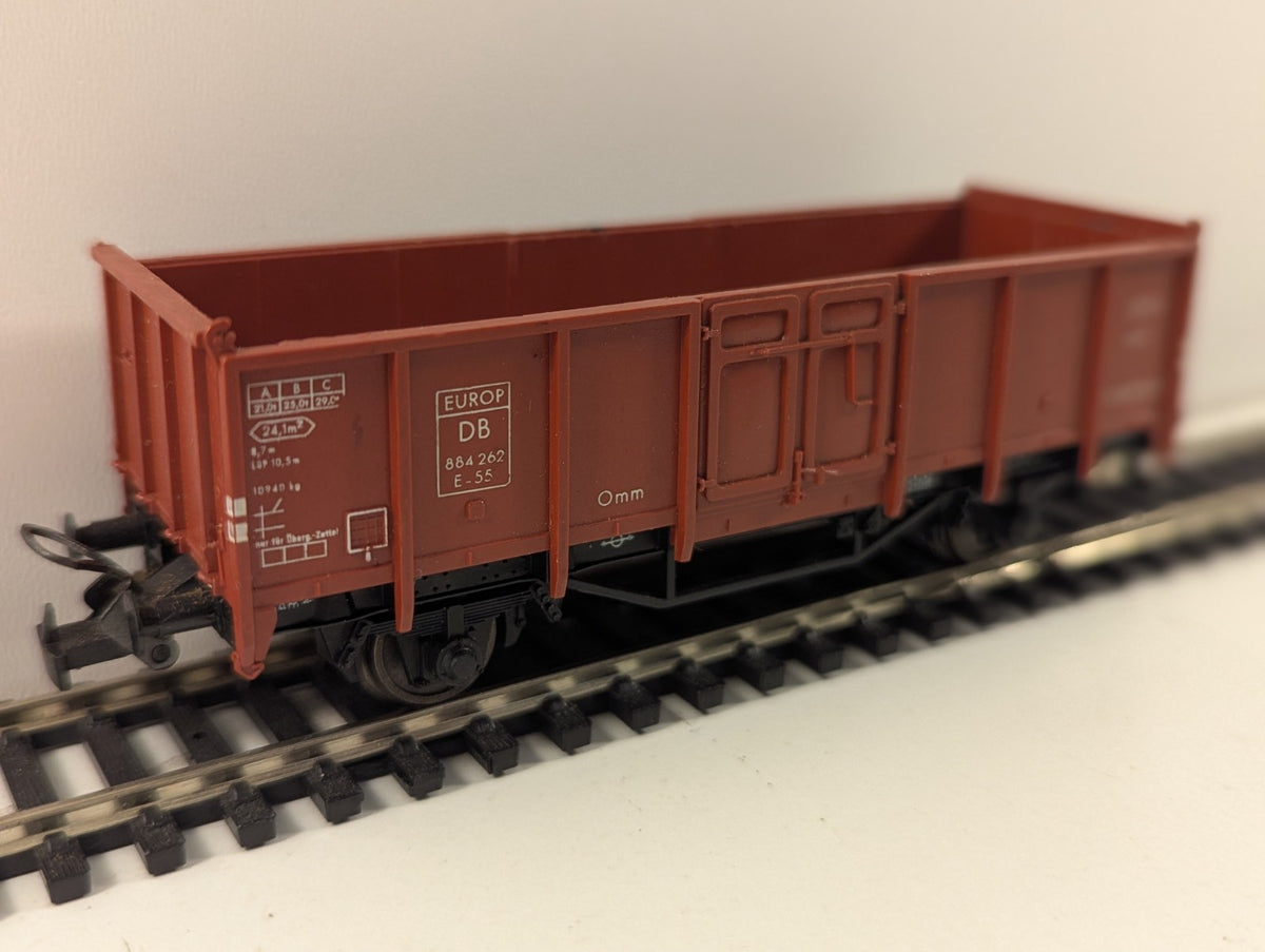 Fleischmann HO DB Omm55 Open Goods Wagon Model