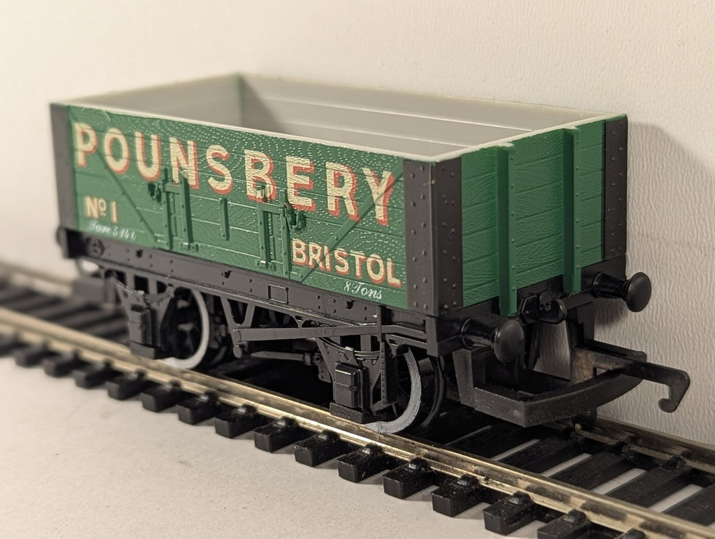 Hornby OO Gauge Pounsbery Bristol 5-Plank Open Wagon Goods Wagon 1