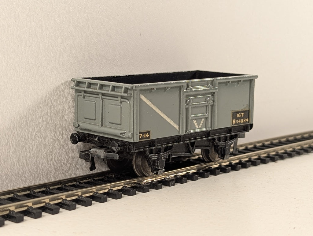 Hornby Dublo 32056 OO Gauge BR Grey 16 Ton Mineral Wagon - Boxed
