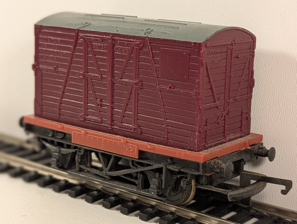 Trix OO Gauge Conflat Container Flat Wagon