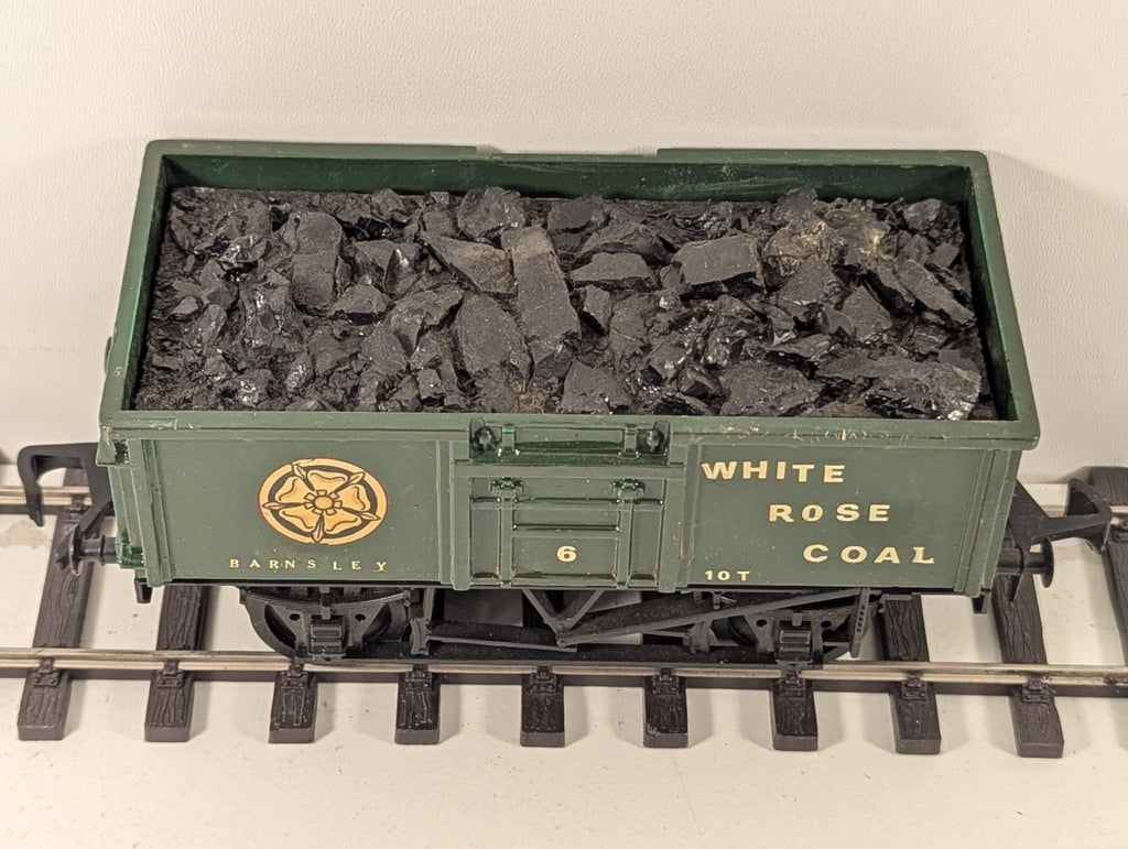 White Rose Coal Barnsley O Gauge Mineral Wagon Kit-Built Repainted