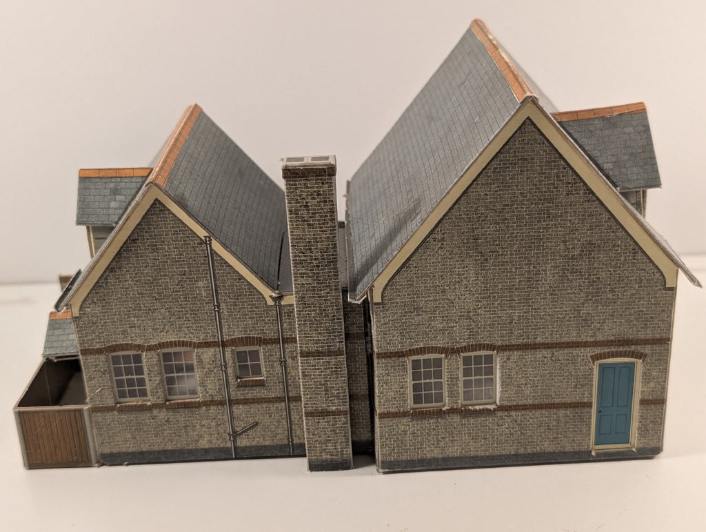 Superquick B31 Village School Card Model Kit