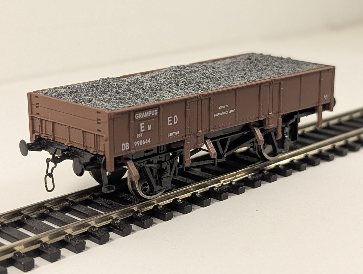 Dapol OO Gauge BR 20 Ton Grampus Ballast Wagon Goods Wagon DB 990644