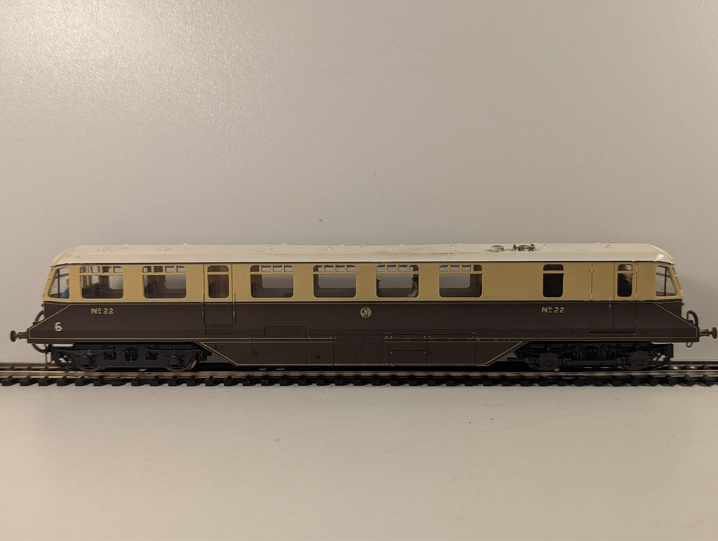 Lima L205132 GWR Diesel Railcar No. 22 OO Gauge - Missing Coupler & Buffer