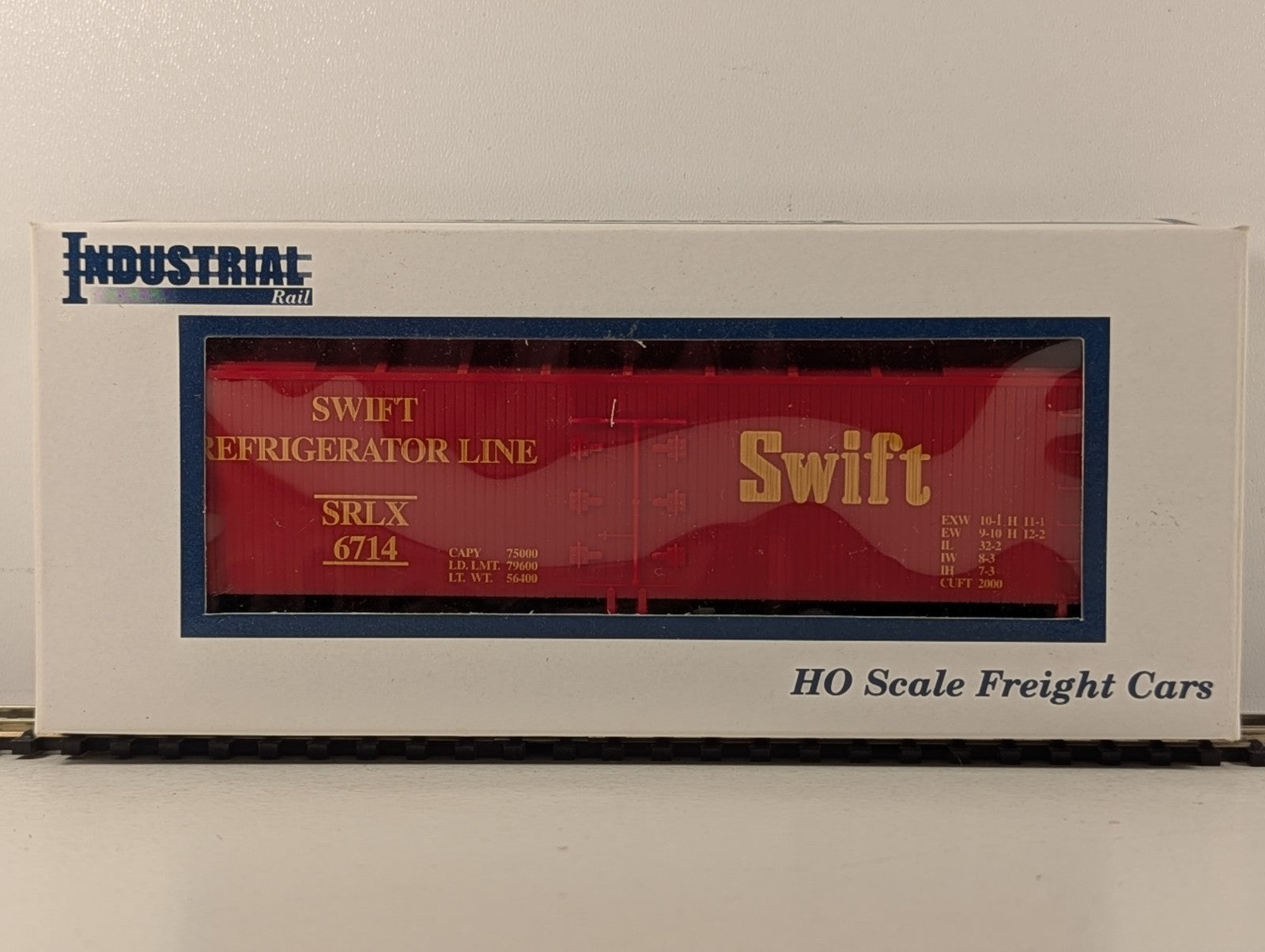Industrial Rail HO Scale Swift Refrigerator Line Refrigerator Car 6714