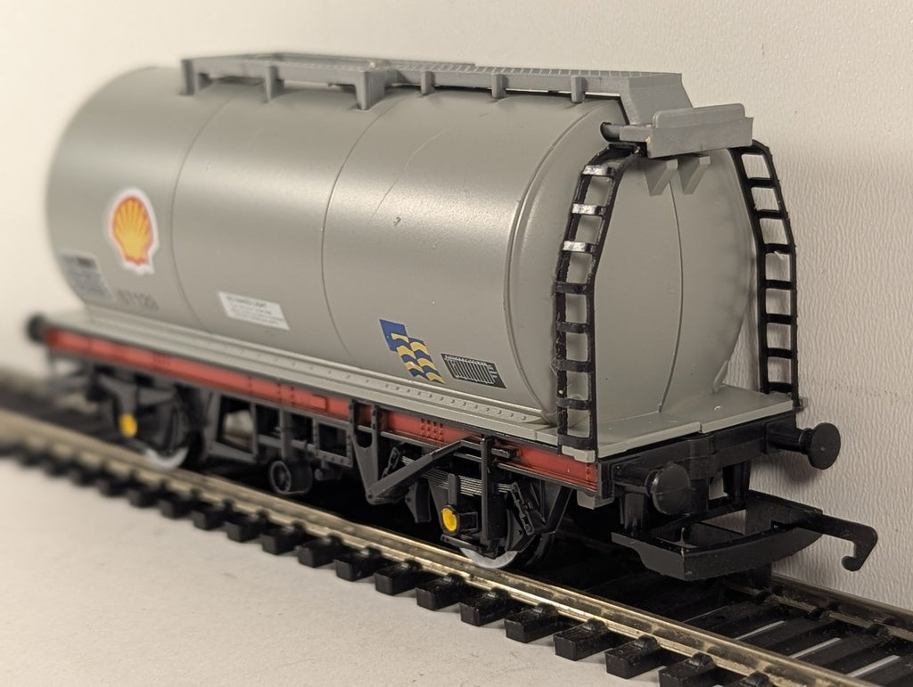 Hornby OO Gauge TTA Shell Tank Wagon Goods Wagon 67129 Shell Grey R021