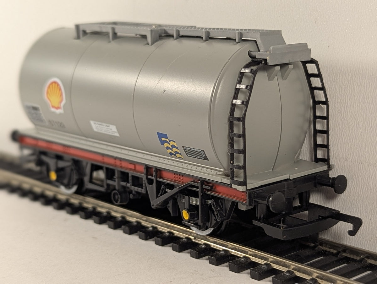 Hornby OO Gauge TTA Shell Tank Wagon Goods Wagon 67129 Shell Grey R021
