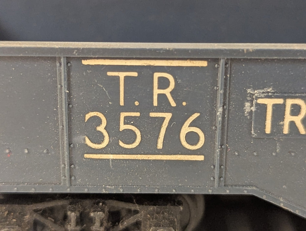 Tri-ang OO Gauge Gondola Wagon Goods Wagon 3576 Tri-ang Railways Blue R.116