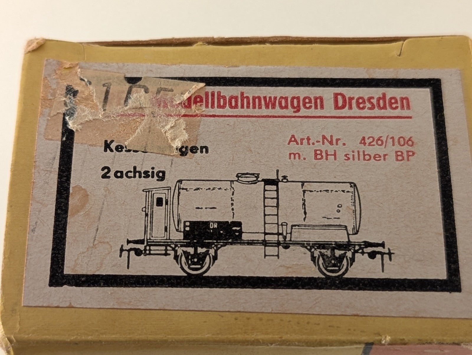 Schicht 426/106 HO Gauge BP Silver Tank Wagon Kesselwagen