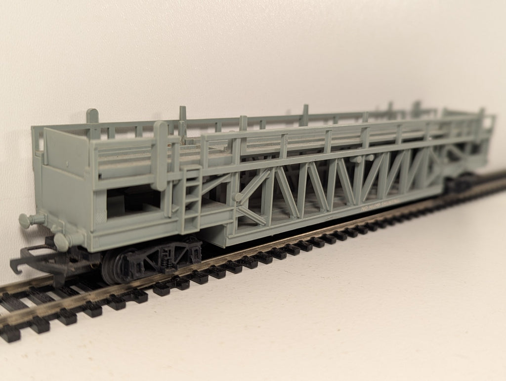 Tri-ang R342 OO Gauge Grey Tierwag Car Transporter