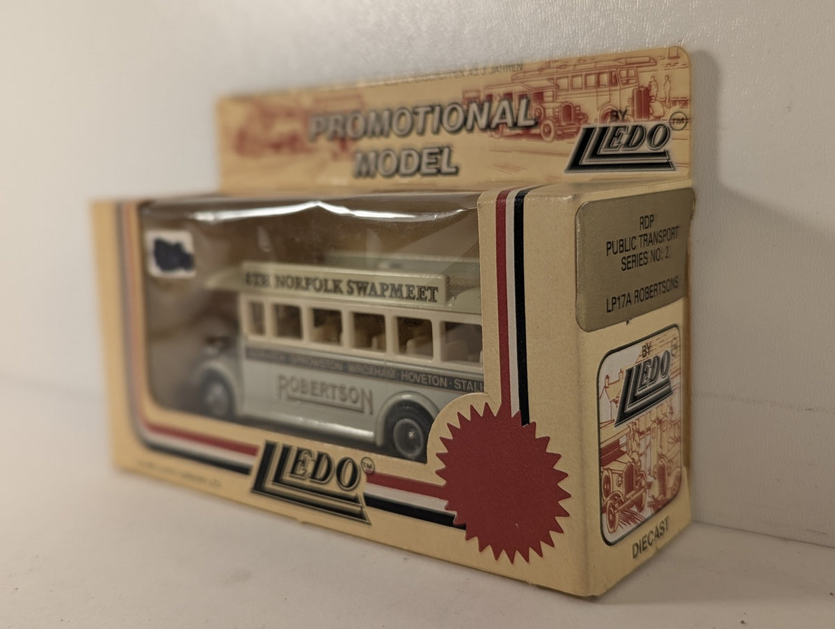 Lledo AEC Regal Single Deck Bus Die-cast Bus Robertsons - 8th Norfolk Swapmeet
