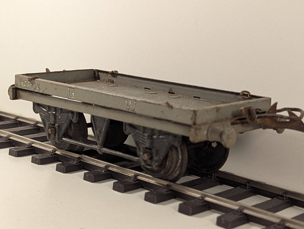 Hornby O Gauge Tinplate GWR Low-Sided Wagon