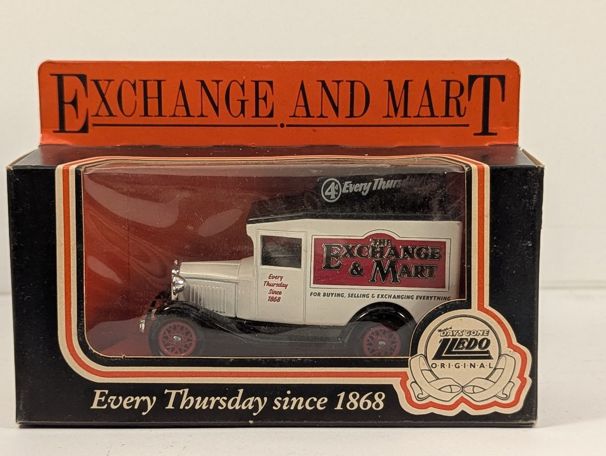 Lledo Days Gone Ford Model A Van - Exchange & Mart Die-cast Model Van