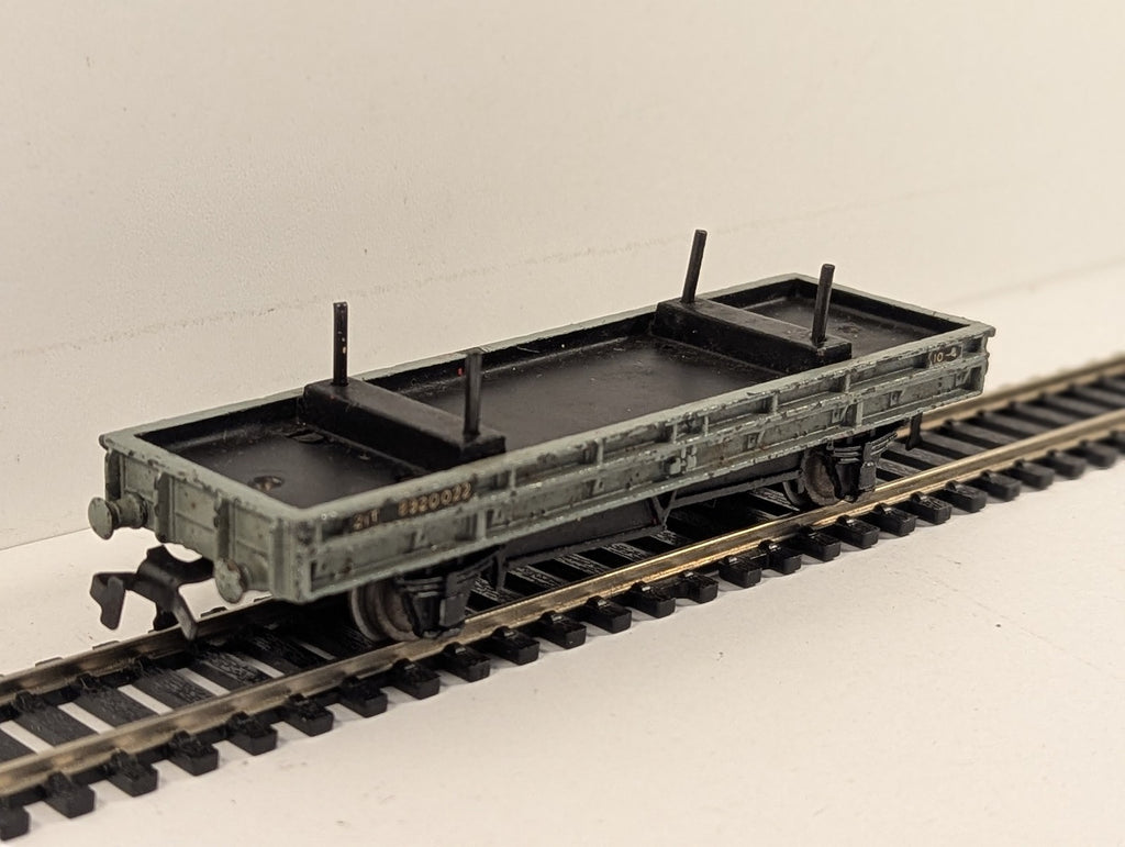 Hornby Dublo OO Gauge 10-Ton Bolster Wagon Goods Wagon B920022 BR Grey 4610