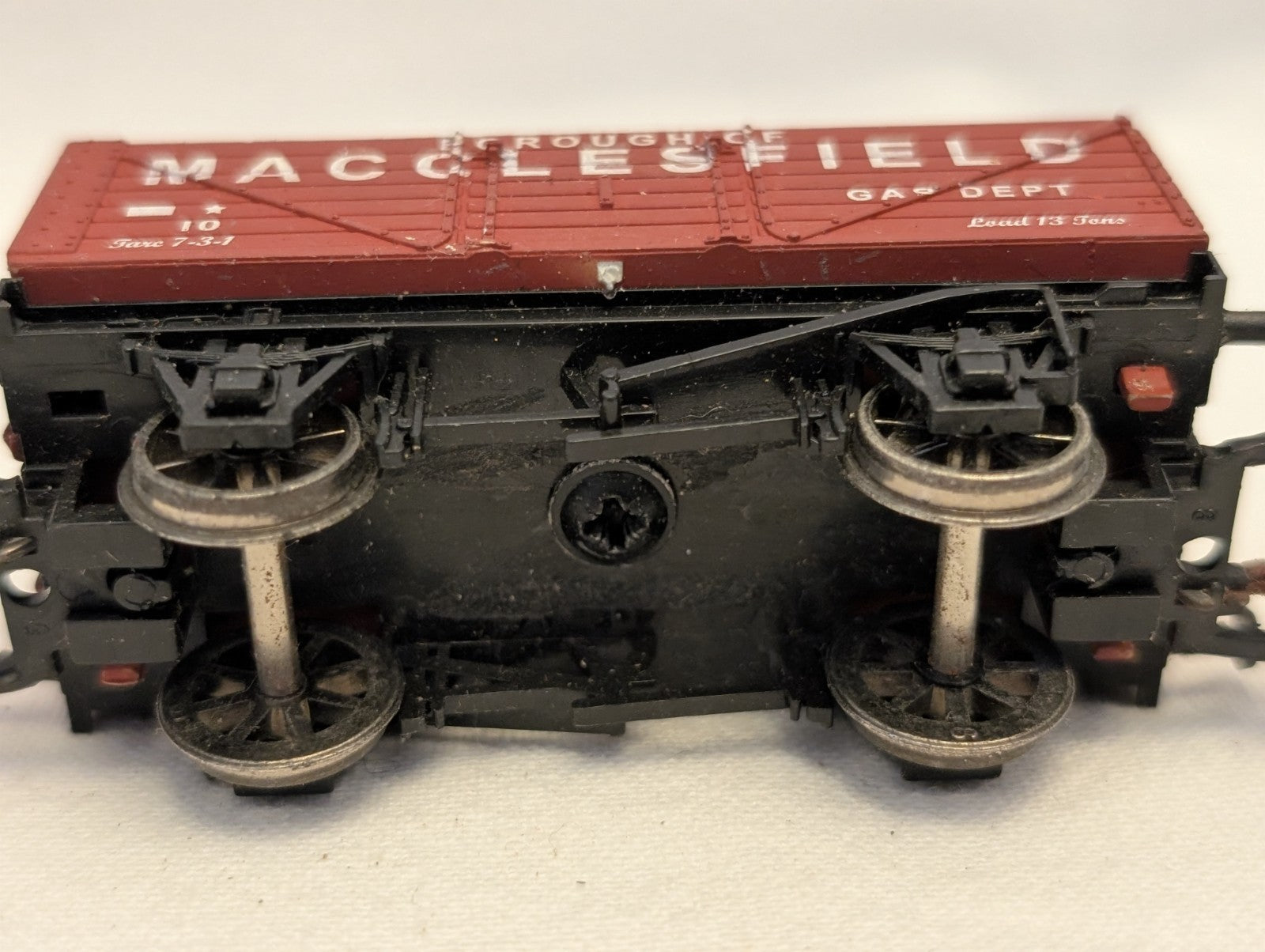 Dapol OO Gauge 7 Plank Wagon Borough of Macclesfield Gas Dept Goods