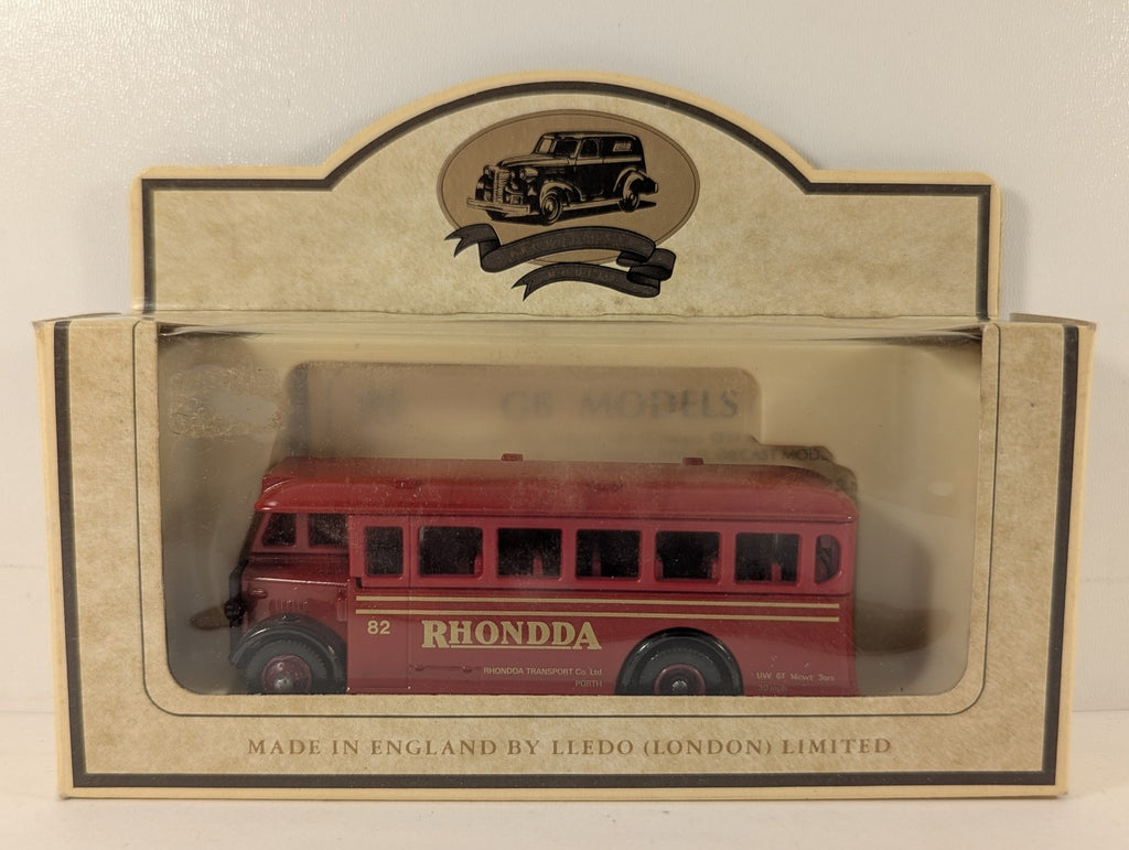 Lledo Rhondda Transport Single Decker Bus Die-cast Bus 82