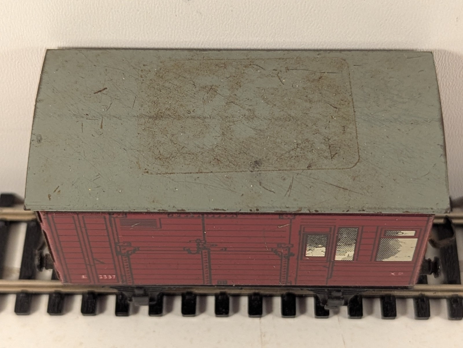 Hornby Dublo BR Maroon Horse Box OO Gauge