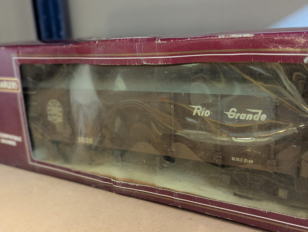 Bachmann Big Haulers G Scale Gondola Wagon – O Gauge Wheels Missing Coupler