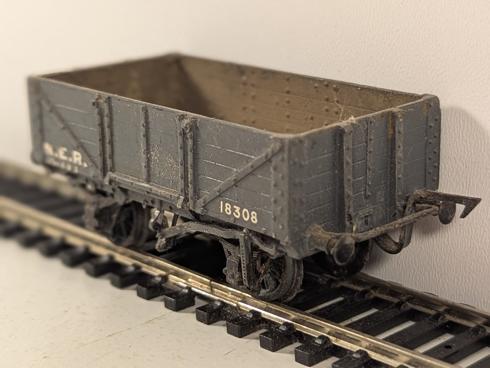 Kitbuilt OO Gauge Midland Railway 1-Plank Open Wagon Goods Wagon 55