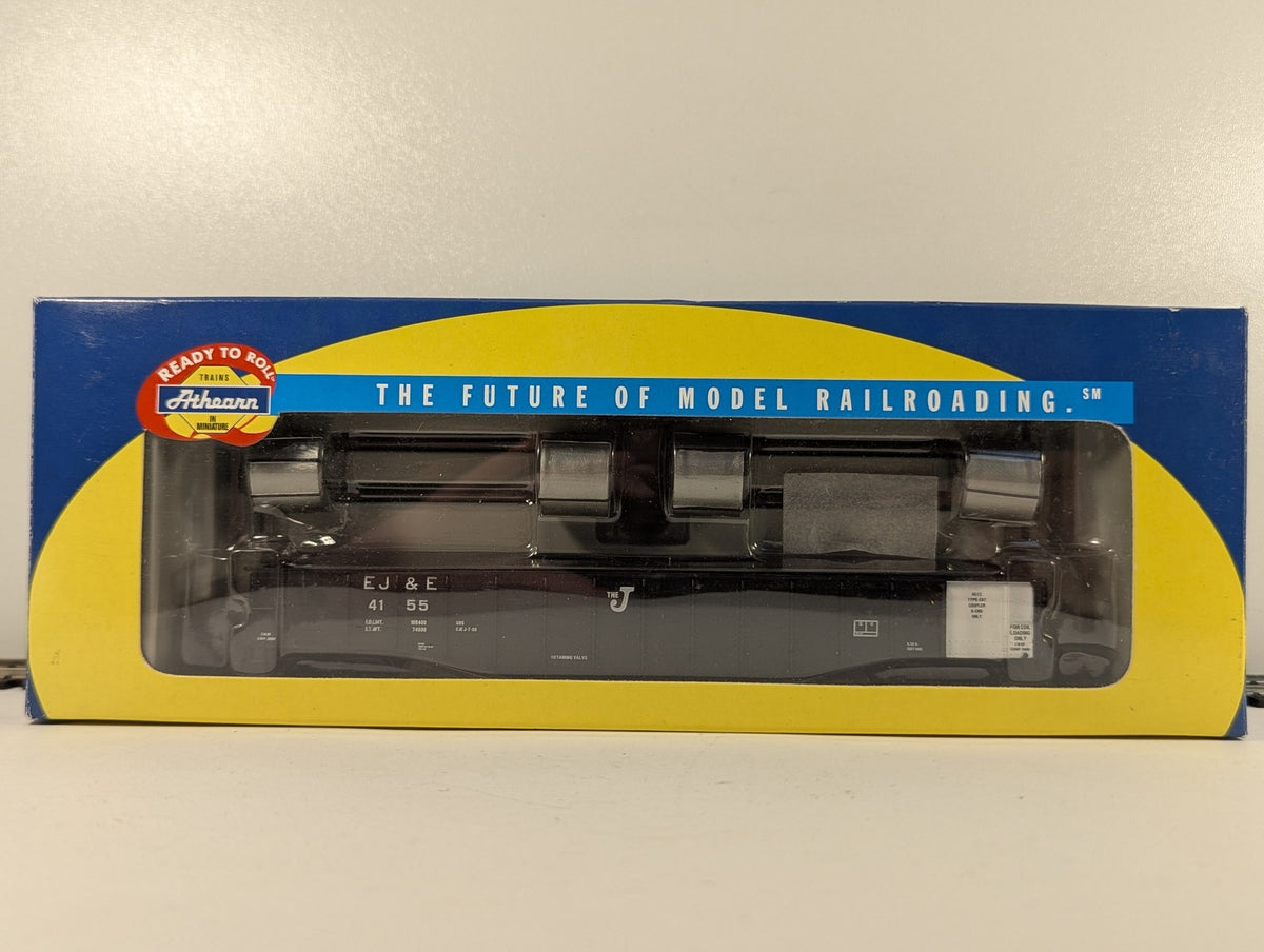 Athearn HO Gauge 50ft Gondola with Steel Coils 4155 Elgin, Joliet & Eastern