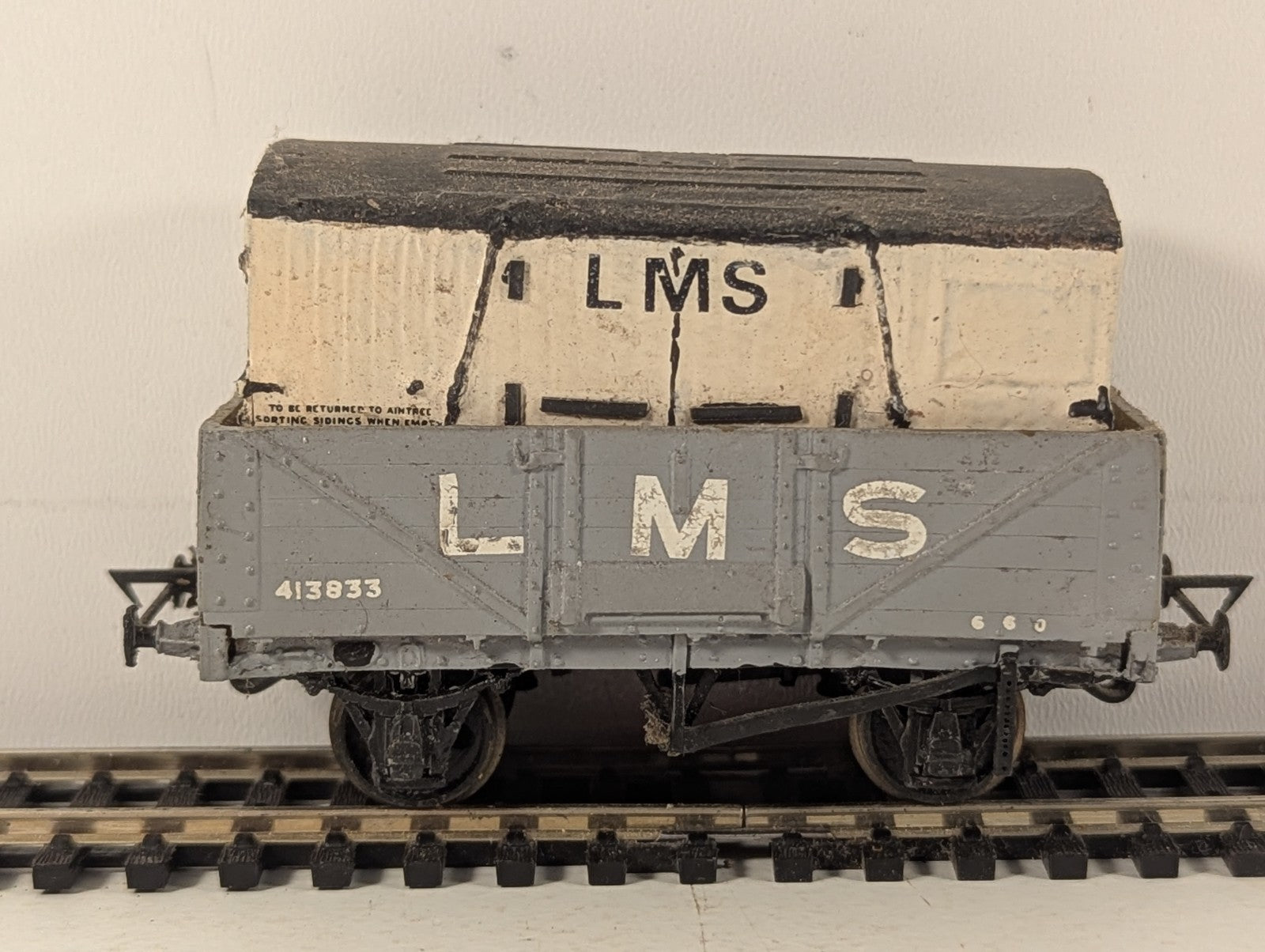 Kitbuilt OO Gauge LMS Open Wagon with Container