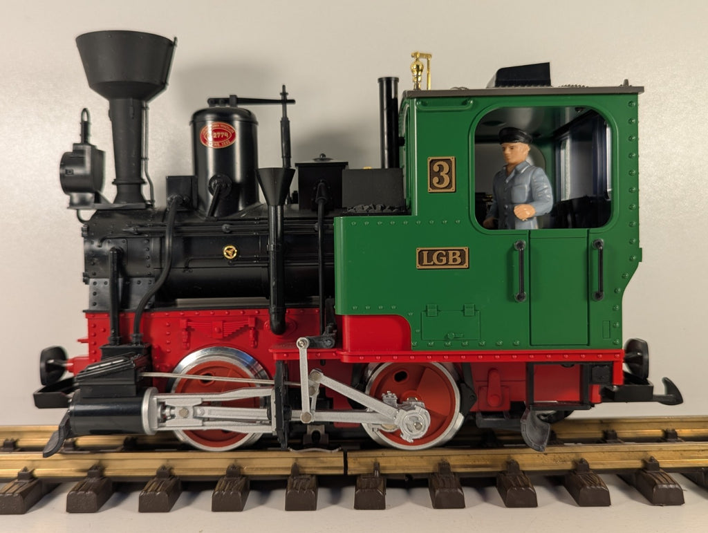 LGB 20212 Stainz 0-4-0 Steam Locomotive Green & Red G Scale