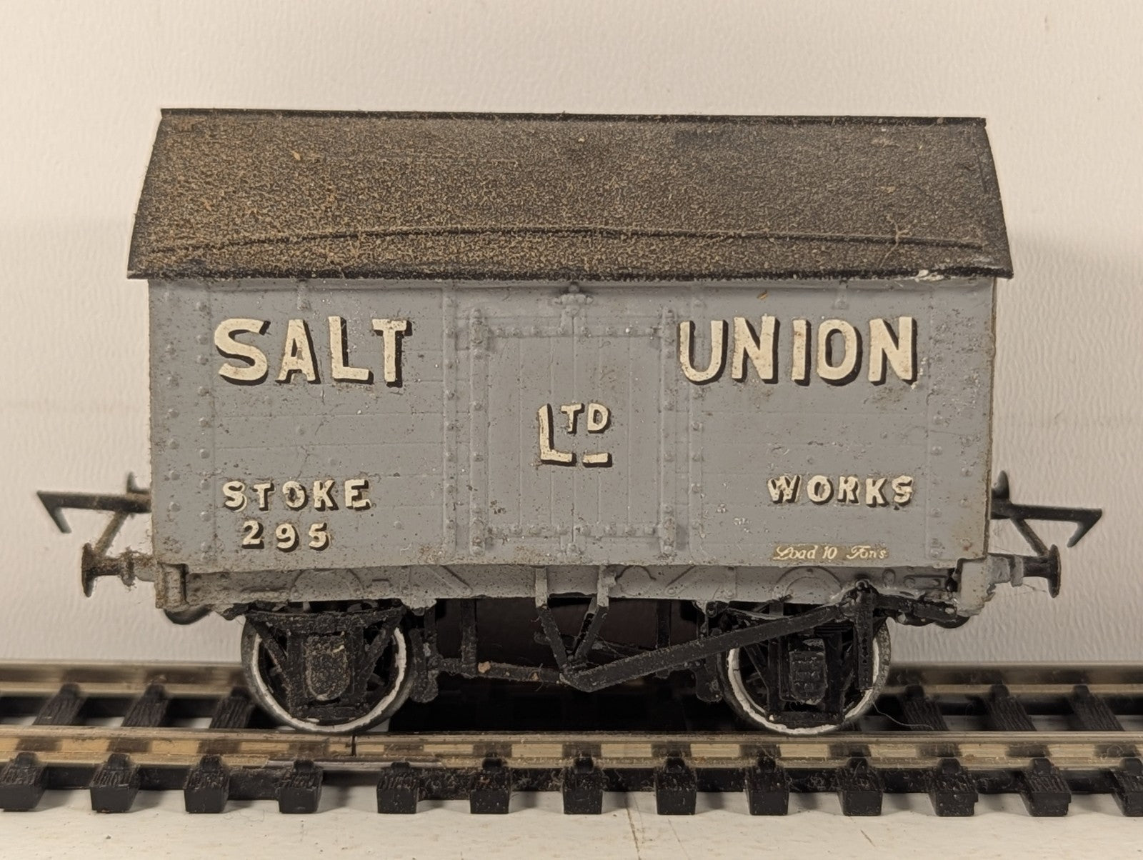 Kitbuilt Salt Van Goods Wagon 295 Salt Union Ltd Grey