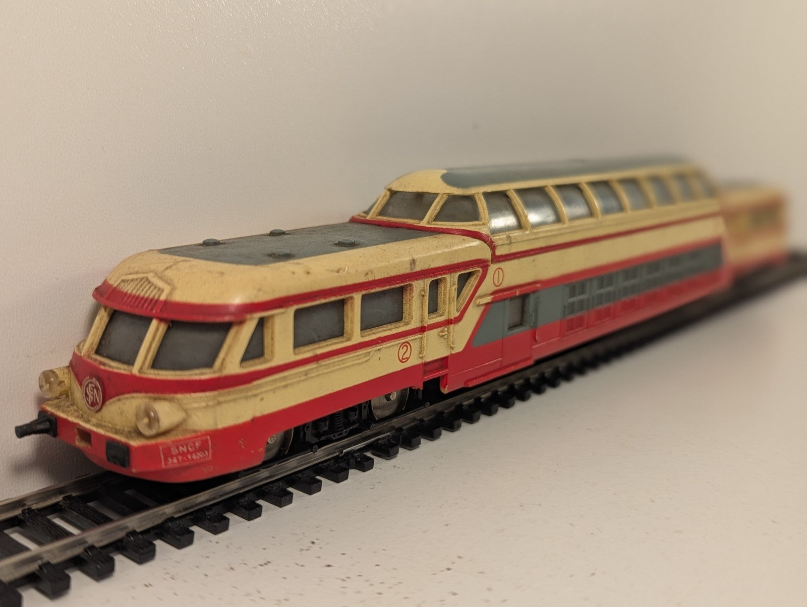 Jouef HO Gauge SNCF Class X 4200 Panoramique Diesel Railcar X4203