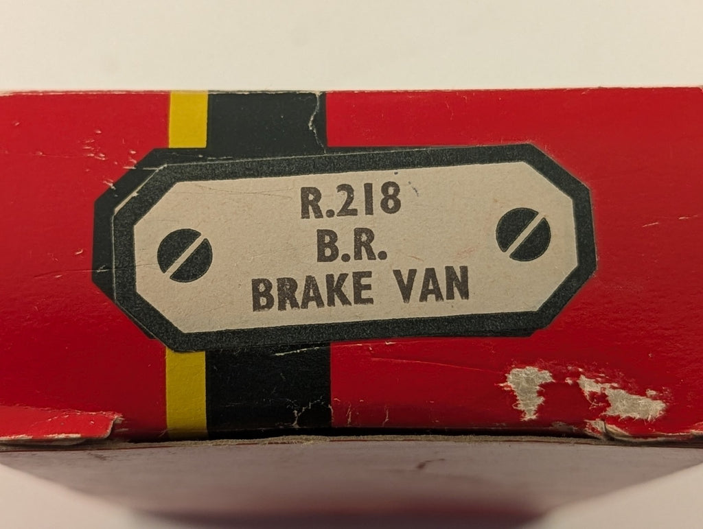 Hornby Railways R218 OO Gauge Brown BR Brake Van Boxed