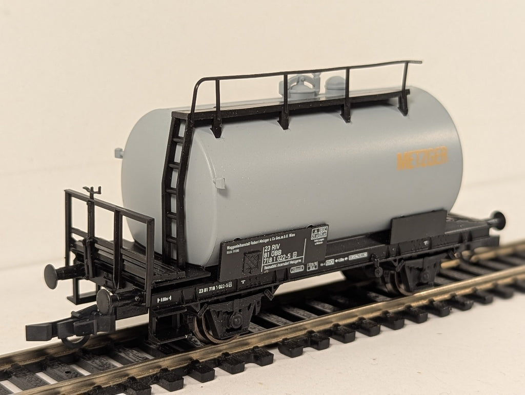 Piko HO Gauge ÖBB Metzger Tank Wagon 23 81 718 1 022-5 ÖBB Grey Metzger
