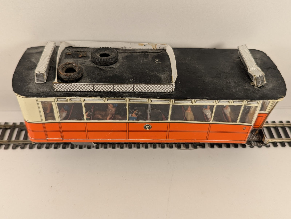 Kitbuilt OO Gauge Single Deck Tramcar 3 Orange and Cream Spares or Repair
