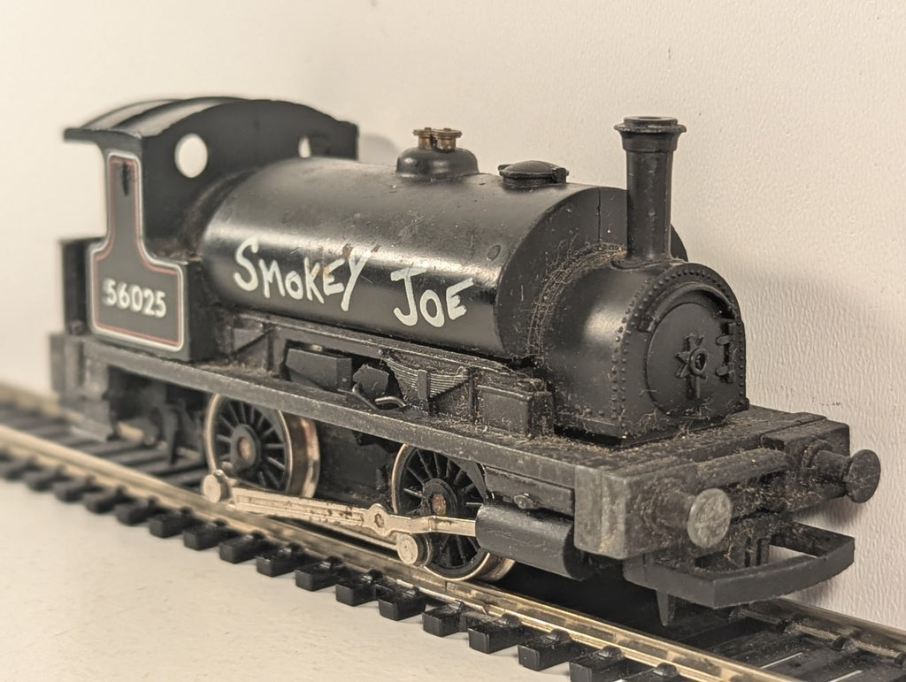 Hornby OO Gauge Class 0F Pug 'Smokey Joe' Locomotive 56025 BR Black