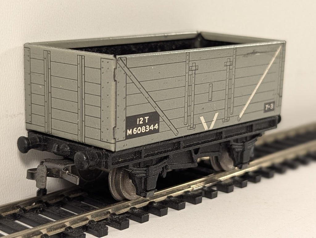 Hornby Dublo OO Gauge BR 12 Ton Open Wagon M608344 BR Grey 4635