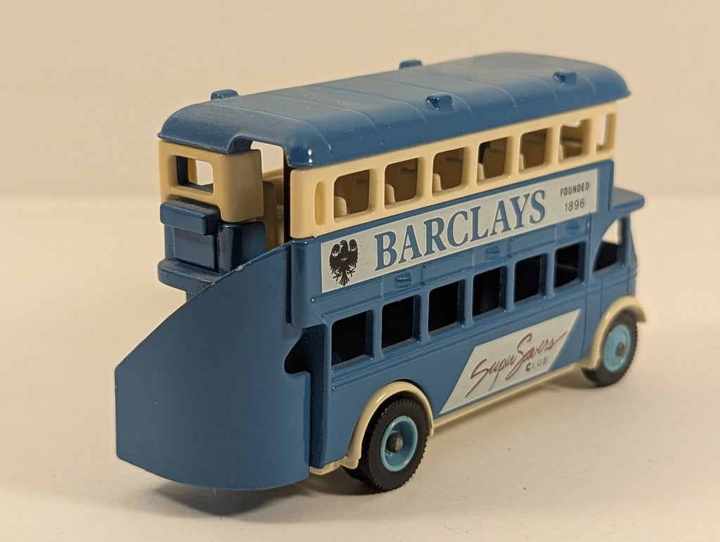 Lledo Dennis Double Decker Bus Die-cast Model Bus Barclays Super Savers Club