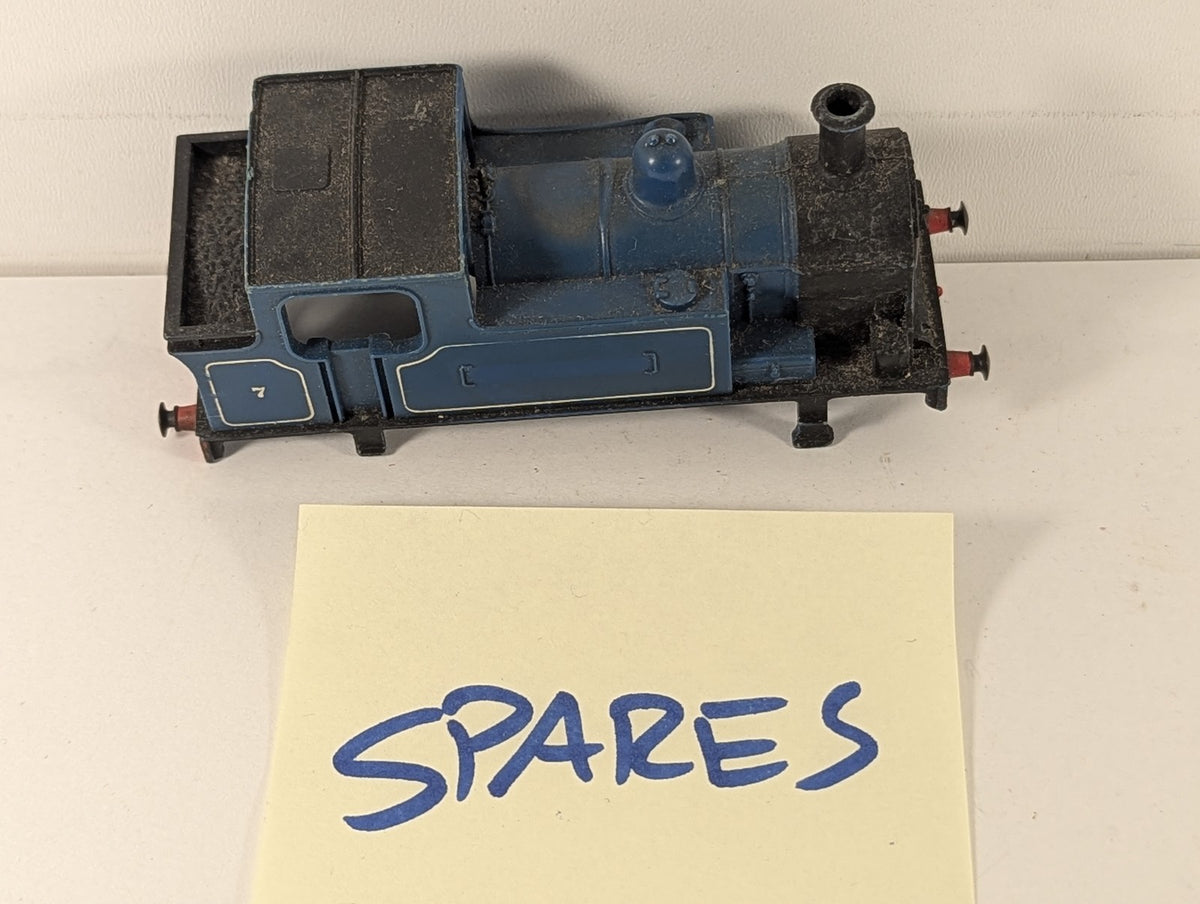 Tri-ang OO Gauge Nelly 0-4-0 Tank Locomotive Body 7 Blue R.355 Spares or Repair