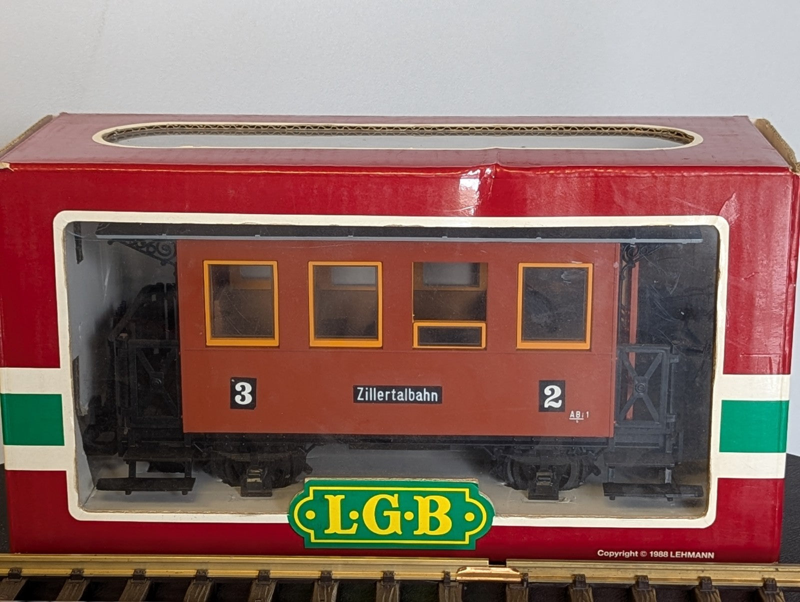 LGB G Scale Zillertalbahn Passenger Coach ABi 1 Zillertalbahn Red