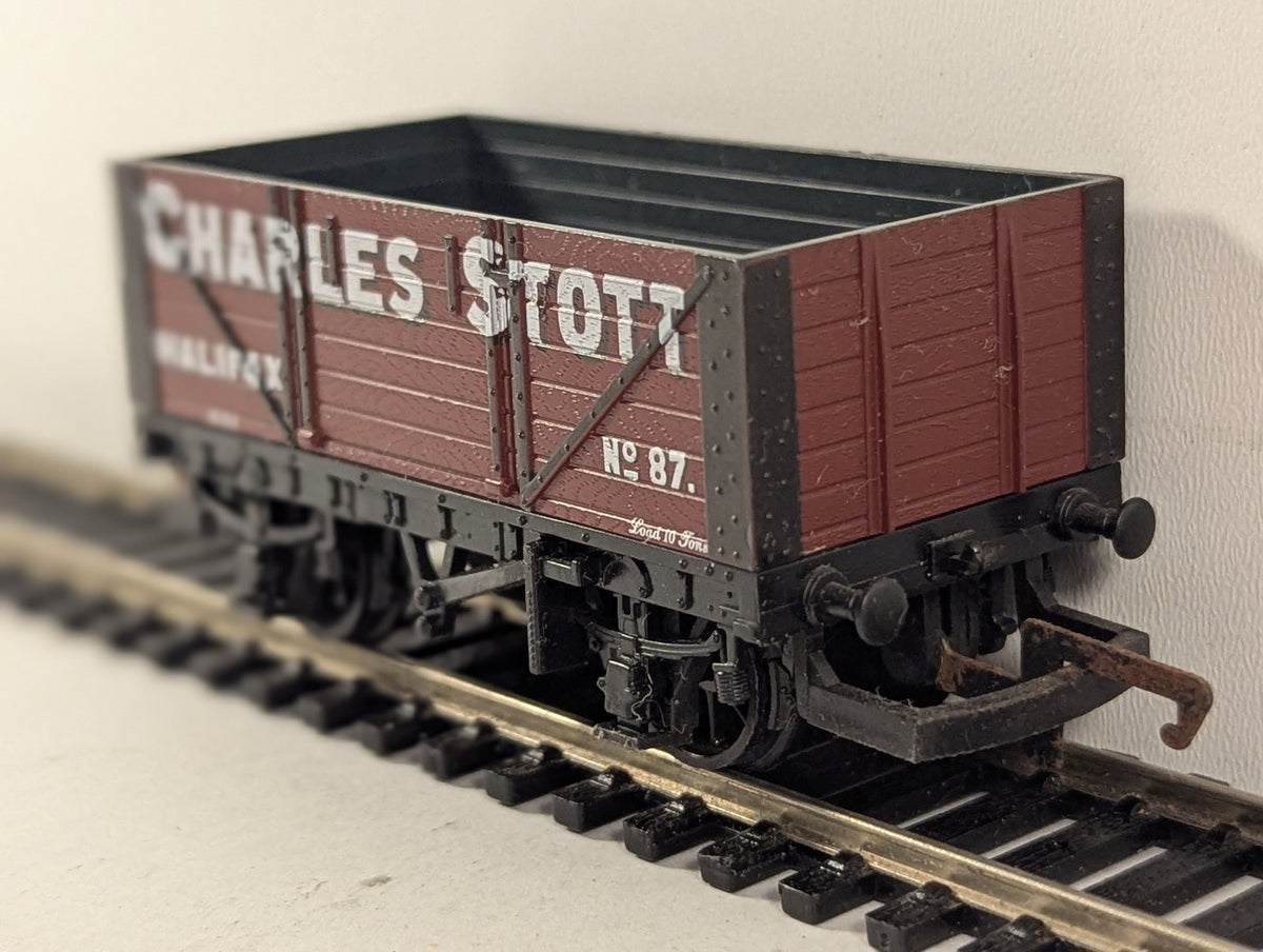 Hornby OO Gauge 5 Plank Open Wagon Charles Stott Goods Wagon 87