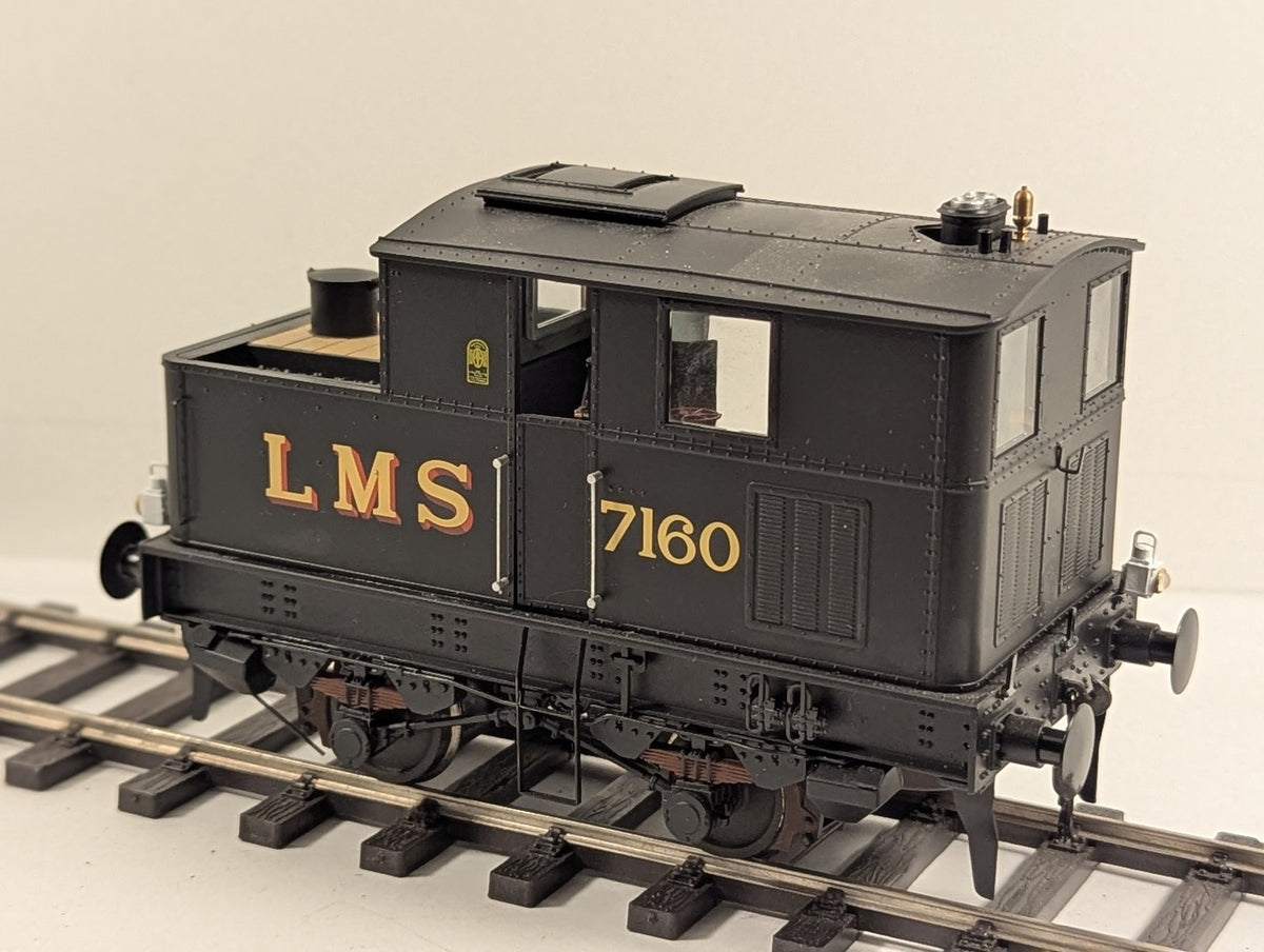 Dapol O Gauge Sentinel 0-4-0 Steam Shunter Steam Locomotive 7160 LMS Black