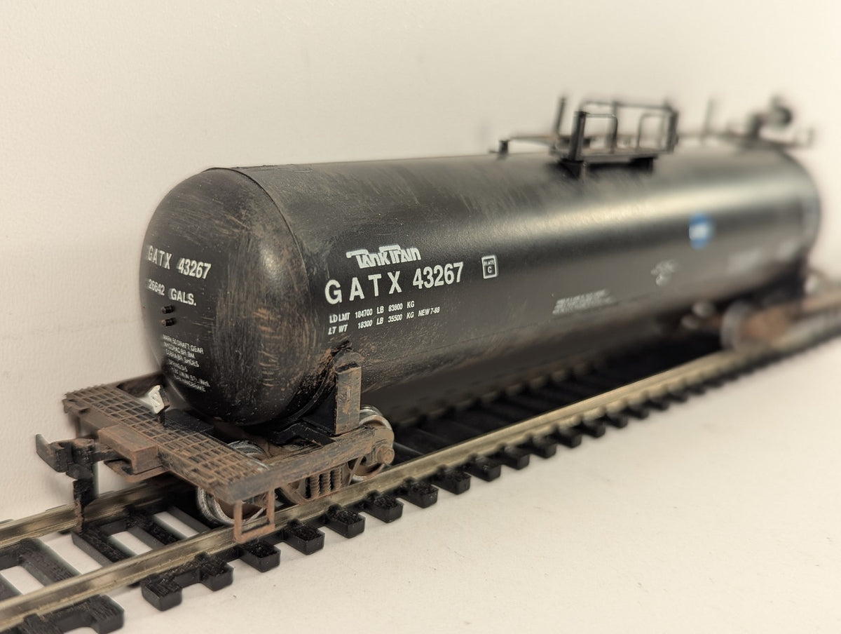 Roundhouse HO Gauge 50' Tank Train Tank wagon GATX 43267 GATX Black 3254