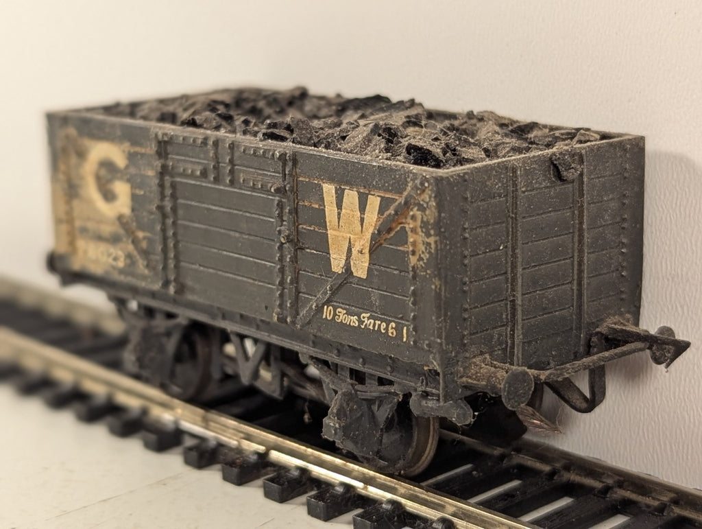 Kitbuilt OO Gauge GWR 5-Plank Wagon Open Wagon 26023 GWR Grey